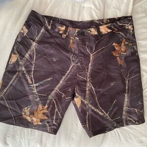 Camouflage Print Shorts